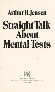 Cover of: Straight talk about mental tests