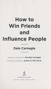 Cover of: How to win friends and influence people by Dale Carnegie