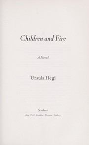 Cover of: Children and fire