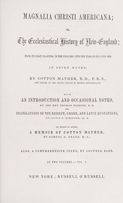 Cover of: Magnalia Christi Americana by Cotton Mather