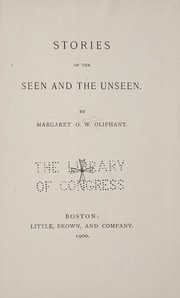 Cover of: Stories of the seen and the unseen.