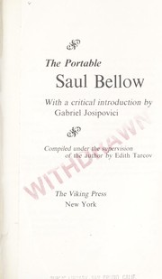 Cover of: The portable Saul Bellow