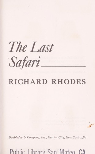 The last safari