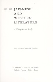 Cover of: Japanese and Western literature: a comparative study.