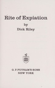 Cover of: Rite of expiation