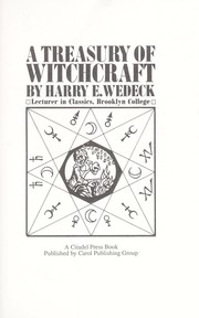 Cover of: A treasury of witchcraft: a source book of the magic arts