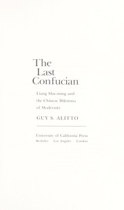 The last Confucian by Guy Alitto