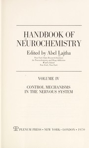 Cover of: Handbook of neurochemistry.