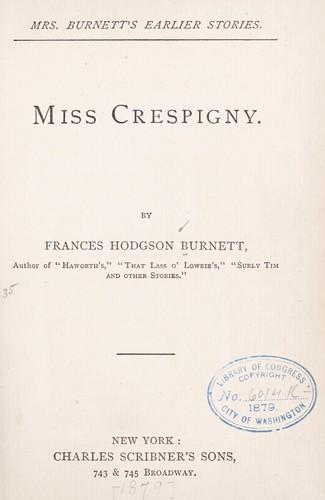 Miss Crespigny.