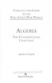 Cover of: Algeria: the fundamentalist challenge