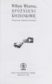 Cover of: Spóźnieni kochankowie