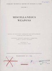 Miscellaneous weapons by Vannevar Bush