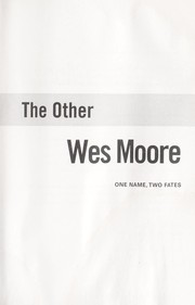 The other Wes Moore by Wes Moore