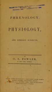 Cover of: Works on phrenology, physiology, and kindred subjects