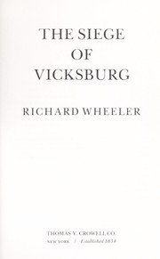 Cover of: The siege of Vicksburg