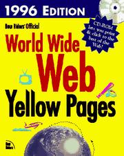 Cover of: New Riders' Official World Wide Web Yellow Pages 1996
