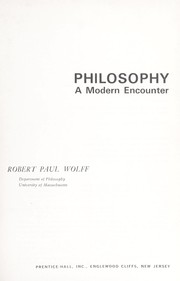 Cover of: Philosophy by Robert Paul Wolff