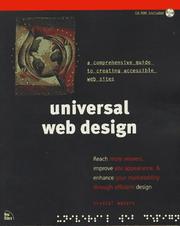 Cover of: Universal web design