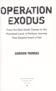 Operation Exodus by Gordon Thomas