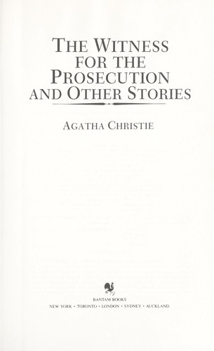 Witness for the Prosecution (The Agatha Christie Mystery Collection)