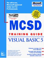 Cover of: MCSD training guide.
