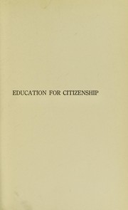 Cover of: Education for citizenship