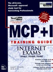 Cover of: MCP+I training guide