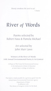 Cover of: River of words: winners of the River of words 18th annual environmental poetry and art contest