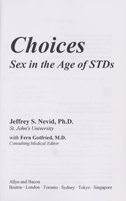 Cover of: Choices by Jeffrey S. Nevid