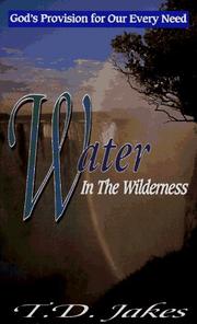 Cover of: Water in the wilderness