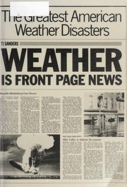 Cover of: The weather is front page news