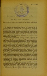 Cover of: Journal de m©♭decine et de chirurgie pratiques, ©  l'usage des m©♭decins praticiens ... t. LXXV, 21e cahier (10 novembre 1904)