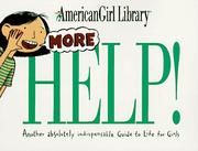 Cover of: More help! by Nancy Holyoke