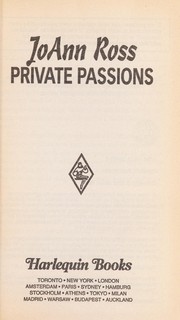 Private Passions by JoAnn Ross