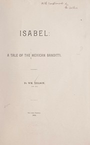 Cover of: Isabel: a tale of the Mexican banditti