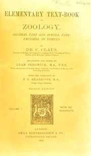 Cover of: Elementary text-book of zoology