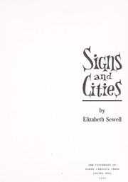 Cover of: Signs and cities.