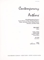 Cover of: Contemporary Authors, Vol. 116