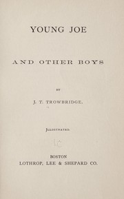 Cover of: Young Joe, and other boys