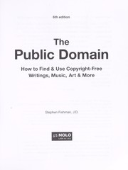 The public domain by Stephen Fishman