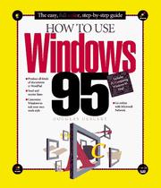 Cover of: How to use Windows 95 by Douglas Hergert