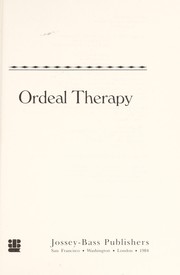 Ordeal therapy by Jay Haley, Jay Haley