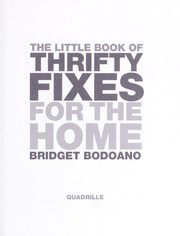 Cover of: The little book of thrifty fixes for the home