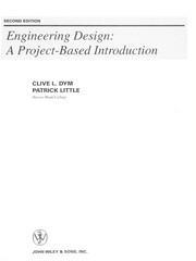 Engineering design by Clive L Dym, Clive L. Dym, Patrick Little