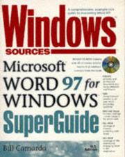 Cover of: Windows sources Microsoft Word 97 for Windows superguide