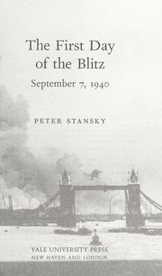 Cover of: The first day of the blitz: September 7, 1940