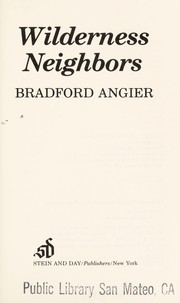 Cover of: Wilderness neighbors