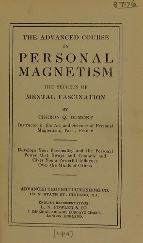 The advanced course in personal magnetism