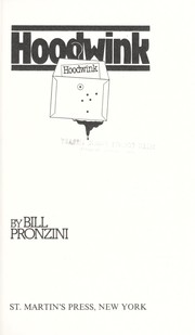 Cover of: Hoodwink by Bill Pronzini