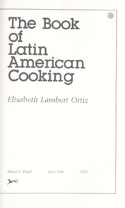 Cover of: The book of Latin American cooking